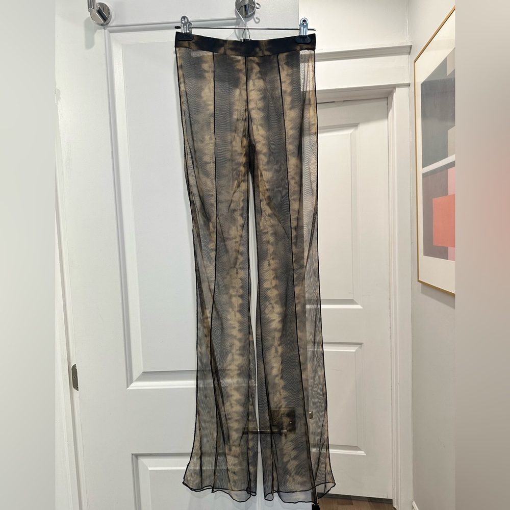 Zara sheer mesh pants